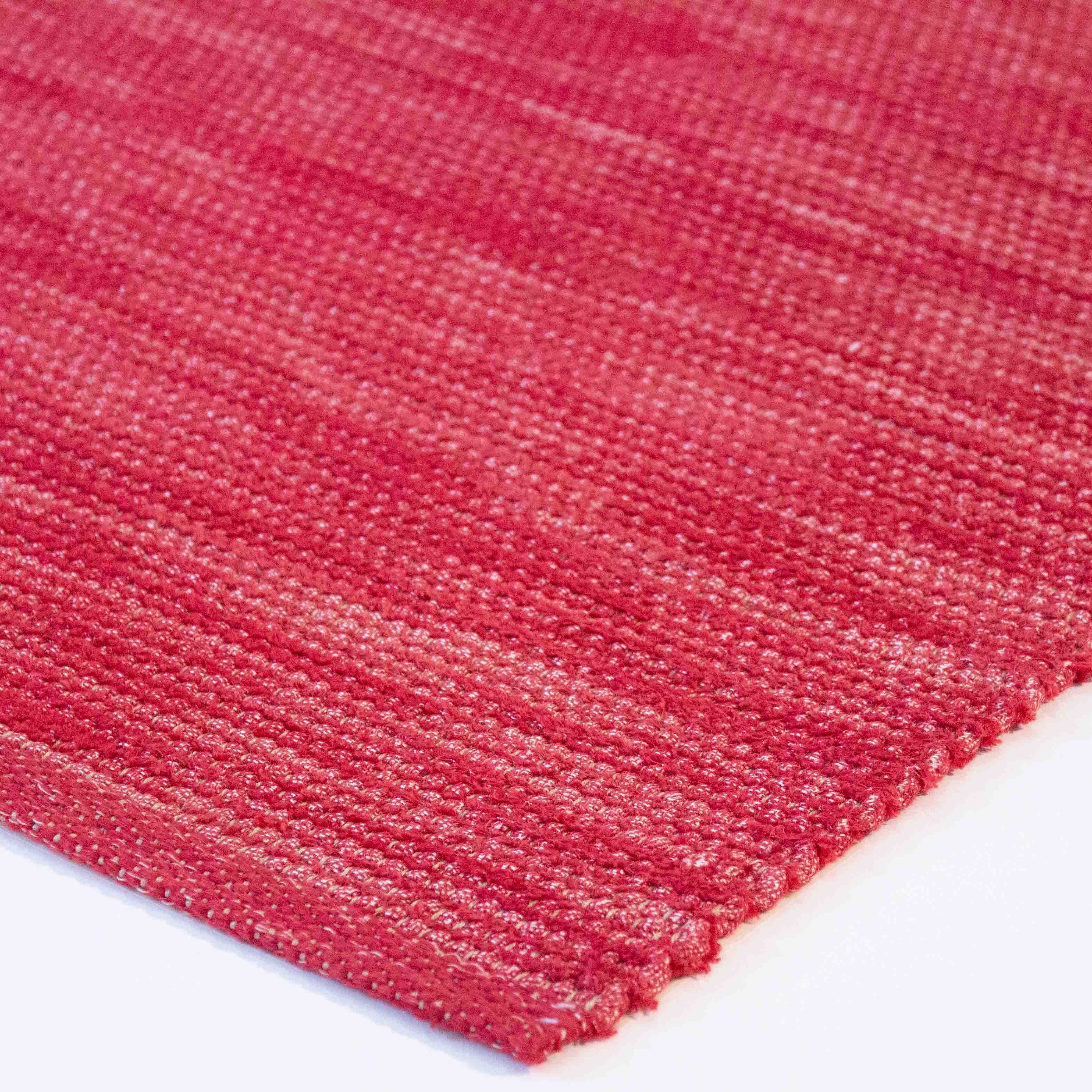 Teppich Sternstein uni rot